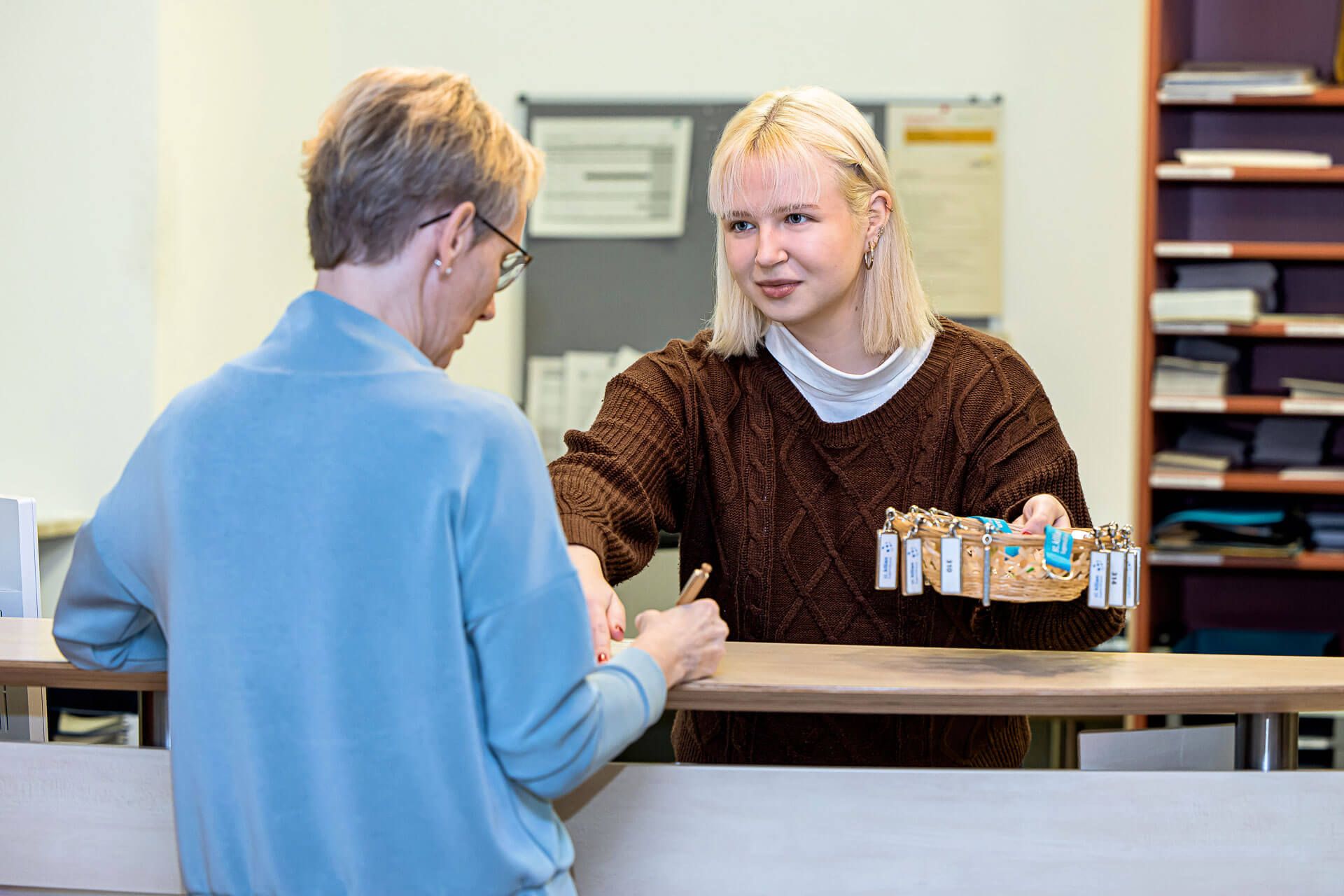 Mitarbeiter*in für die Rezeption gesucht